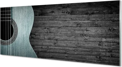 Produktbild von Glasbilder 125x50 Wandkunst Gitarre