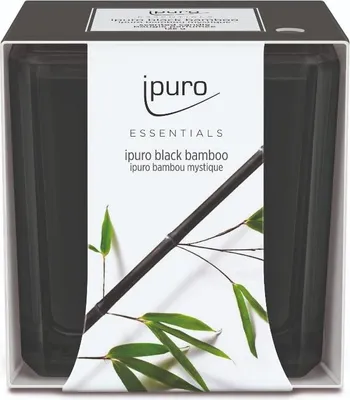 Immagine prodotto di Candela profumata Essentials by Ipuro black bamboo 125g - Fragranza di erbe fresche (confezione da 1 pz)