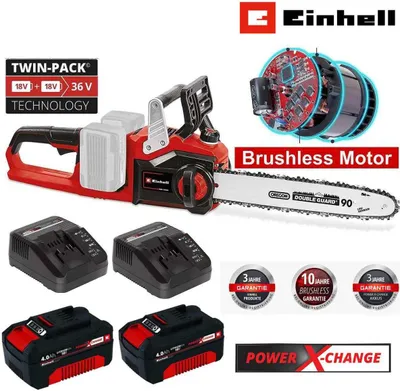 Produktbild von Einhell Professional Akku-Kettensäge GP-LC 36/35 Li-36 V mit Akku / Ladegerät