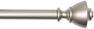 Productafbeelding van Amazon Basics uitschuifbare gordijnroede met urnvormige uiteinden, 19 mm diameter, 91 tot 183 cm, nikkel