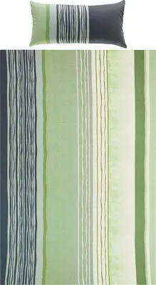 Produktbild von REDBEST Bettwäsche grün-grau 1x 135x200 cm + 1x 40x80 cm