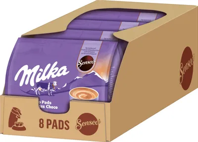 Produktbild von SENSEO Pads Milka Senseopads 40 Getränke Kakao heisse Schokolade Hot Choco
