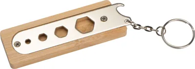 Produktbild von Multitool Schlüsselanhänger / Flaschenöffner und 6-kant-Schraubenschlüsseln
