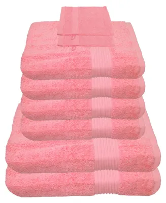 Produktbild von Julie Julsen Handtuch Set Rosa,Set:8 tlg. 2 Bade- 4 Handtücher + gratis 2 Waschhand..
