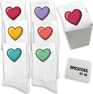 Produktbild von epicsocks Herzensmensch Socken in 42-46 im