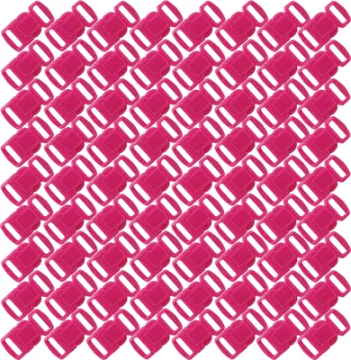 Produktbild von 75x Steckschnalle Gurtschnalle Verschluss Klickverschluss Paracord Rucksack pink