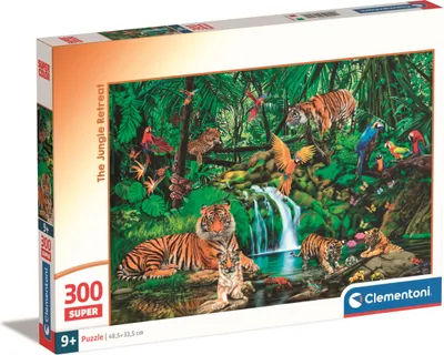 Image de Clementoni Puzzle 300 pièces Super The Jungle Retreat 21721