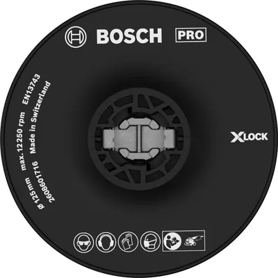 Productafbeelding van PRO steunplaat X-Lock, hard, 125 mm
