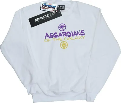 Produktbild von Marvel - "Avengers Endgame Asgardians Of The Galaxy" Sweatshirt für Damen BI5246 (S) (Weiß)
