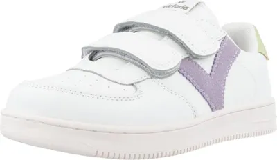 Produktbild von VICTORIA Kindersneaker Weiß in Lederoptik mit Klettverschluss Modell 1124104V