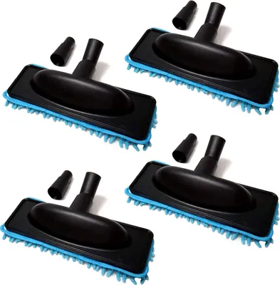 Produktbild von 4er Set Staubsauger Universal Bodendüse mit Mikrofaser Wischmop Wasserstaubsauger Wischdüse Hartbodendüse Universell Bodenwischer Düse