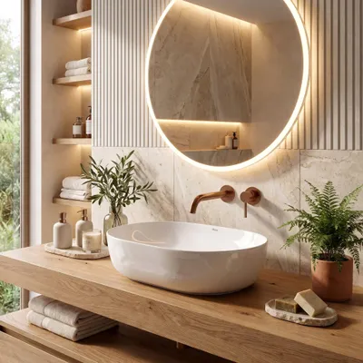 Produktbild von Rea Aufsatzwaschbecken Cleo 50 White –