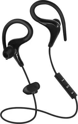 Produktbild von Bluetooth-Sport-Kopfhörer – Fernbedienung + Mikrofon – Schwarz