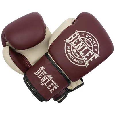Image de Gants de boxe en cuir WAKEFIELD Wine 12 oz BENLEE