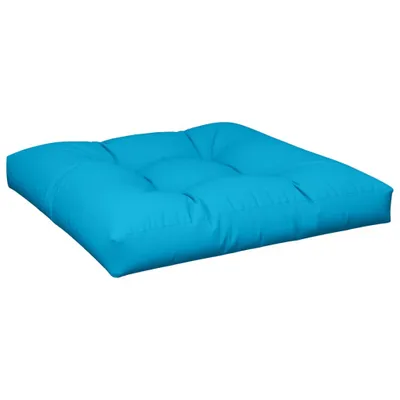 Image de vidaXL Coussin de palette bleu 80x80x12 cm Tissu