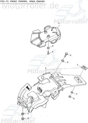 Produktbild von Adly Unterlegscheibe 6x19x1mm Scoody 50 U-Scheibe 50ccm 2Takt Motorroller.de Distanzhalter Washer Beilagscheibe Ausgleichsscheibe Distanz-Scheibe