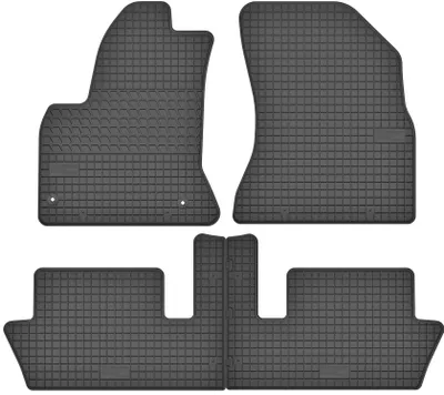 Imagen del producto de Alfombrillas de goma para Citroen C4 Picasso 2006-2013 (monovolumen) – juego de 4 piezas, negras, a medida