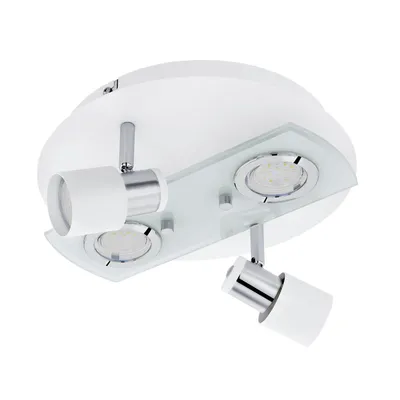 Produktbild von EGLO Pawedo 1, LED, Nicht austauschbare(s) Leuchtmittel, 3000 K, 240 lm, IP20, Chrom, Transparent, Weiß