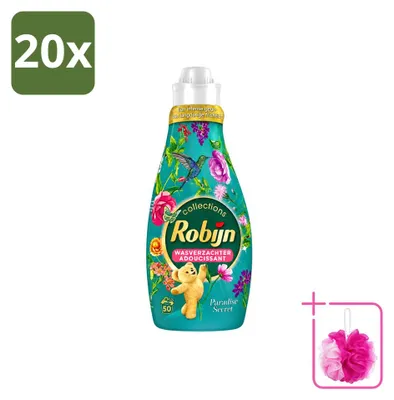 Produktbild von 20 x Robijn Collections Weichspüler Paradise Secret - 1,25 l - Sparpackung - 20 Stücke