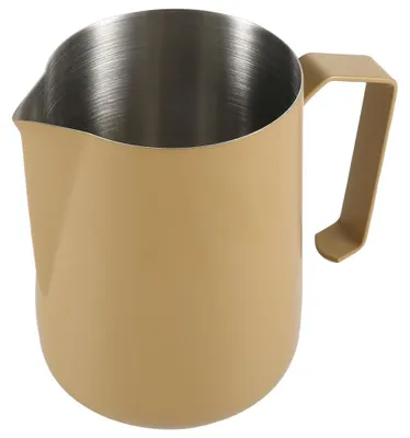 Melkopschuimkruik 450 ml, Edelstahl, Milchtee-Farbe