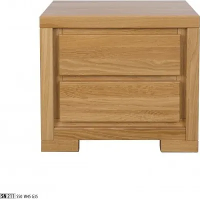 Produktbild von Nachttisch Holz Nachttische Tisch Konsolen Nacht Landhaus Stil Eiche Konsolen