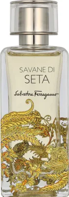 Produktbild von Salvatore Ferragamo Savane di Seta, Frauen, 100 ml, Nicht nachfüllbare Flasche, Spray, ALCOHOL DENAT. (SD ALCOHOL 39C), AQUA (WATER), PARFUM (FRAGRANCE), LIMONENE, ETHYLHEXYL..., 1 Stück(e)
