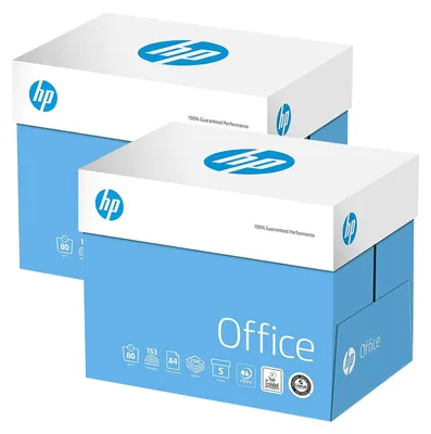 Produktbild von HP Papers, Kopierpapier, A4, 80 g/m², 2 Ries 10 x 500 Sheets weiß