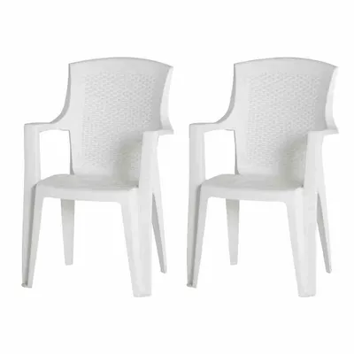 Produktbild von Progarden Eden SET 2 x Stapelsessel weiß