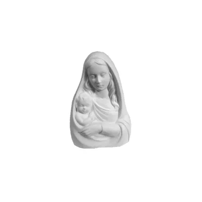 Zdjęcie produktu dla Madonna z Dzieciątkiem, wykonana ręcznie z porcelany biszkwitowej w Turyngii