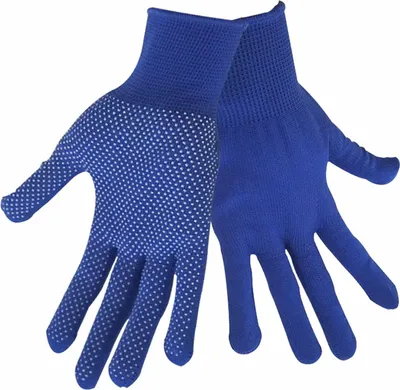 Produktbild von Rukavice z polyesteru s PVC terčíky na dlani, velikost 10"