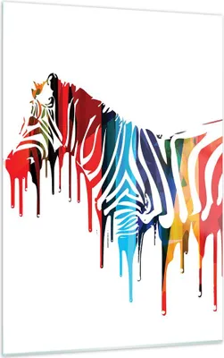 Produktbild von Bilder auf glas - Einteilig - Zebra Detail digital wild - 50x70cm - Glasbilder - Wandbilder - Bilder - zum Aufhängen bereit - Wanddekoration aus Glas - Glas Bilder - Wandbild auf Glas - GPA50x70-3057
