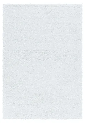 Produktbild von Hochflor Teppich Francesca rechteckig, Farbe: Weiß, Größe:200x290 cm
