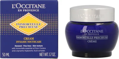 Produktbild von L'Occitane Immortelle Precious Cream, Frauen, 50 ml, Creme, normale Haut, Aufpolsterung, Topf