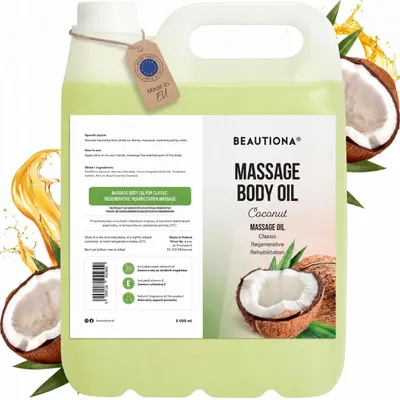 Obrázek produktu pro Beautiona kokosový masážní olej na tělo 5 l