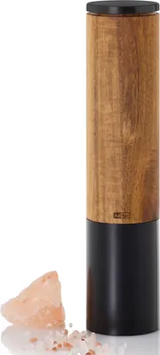Produktbild von AdHoc EP62 elektrische Salzmühle oder Pfeffermühle eMill.5, Akazienholz | Edelstahl schwarz