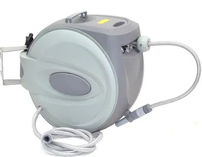 Produktbild von automatischer Schlauchaufroller 30m Wasserschlauch 05027 Schlauchtrommel Garten