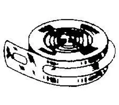 Produktbild von SELVA Triebfeder mit Endloch L:1500mm B:24mm Stärke:0,4mm für Federhaus-Ø:40mm