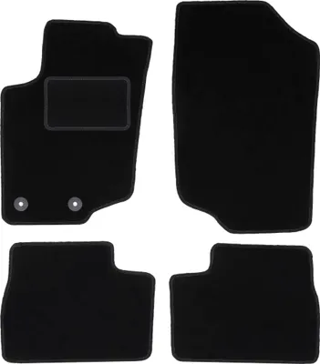 Produktbild von Schwarze Veloursmatten für: Peugeot 207 SW, Kombi, Schrägheck (2006-2012)