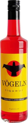 Produktbild von Krugmann Vögeln - ab 18 Jahren erlaubt | Himbeer-Grenadine Likör 16 % Vol. 0,7 L