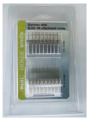 Productafbeelding van Wahl - Opzetkam - Type 19 - Set Metalen Lamellen - Nr. 0,5 & 1,5