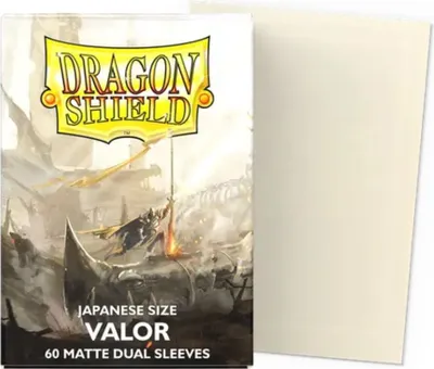 Produktbild von Dragon Shield Japanese Size Dual Matte Sleeves - Valor (60 Sleeves)