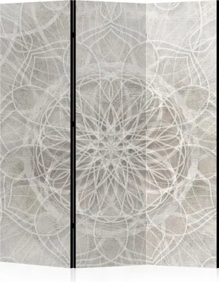 Zdjęcie produktu dla LUMASOUL Parawan dwustronny, parawan do wnętrz, motyw boho, 135 x 172 cm