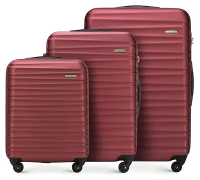 Productafbeelding van WITTCHEN Reisetas set, 3-delig: koffer, rollkoffer, trolley, geschikt als handbagage