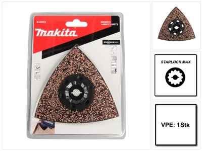 Produktbild von Makita Deltaplatte, Polierpad, Braun, 116 mm, 1 Stück(e)