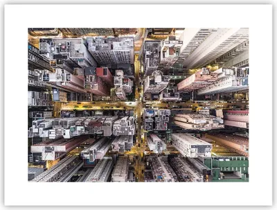 Produktbild von Poster - Poster ohne Rahmen - Metropole Luftaufnahmen Straße - 40x30 cm - Wand Bild - Wanddeko - Wandbilder - Kunstposter - Wandposter - Bilder - Kunstdruck - Wanddekoration - P2XAA40x30-4507