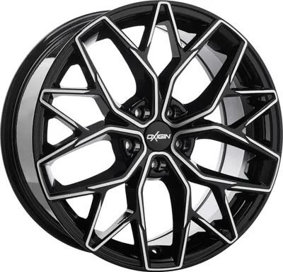 Produktbild von Oxigin Felge 26 Oxid 8.5 Zollx19 Zoll ET45 5x112 black full polish OX268519H145BFP kompatibel mit VW Beetle Eos Golf Plus Golf V Golf V Variant/Jetta Golf VI