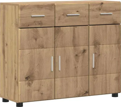 Obrázek produktu pro vidaXL Komoda s policí FLORIN Artisan dub 88,5 x 30,5 x 73 cm