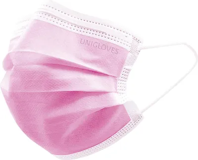 Produktbild von Unigloves | OP-Mundschutz | Profil Plus SMALL | pink