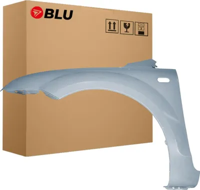 Image de BLU Aile Compatible avec Ford Focus MK2 II D1 Gauche Silber MaschineSilber | 2004-2008 | Avant | Peint| Prêt à Monter | Galvanisé