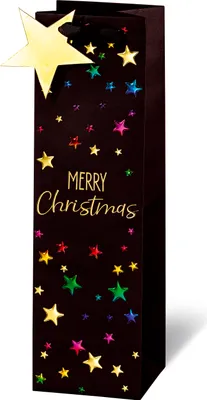 Produktbild von Weihnachten - Tasche - Flaschentüte - Weintasche - Christmas Party